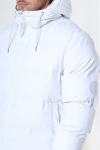 Rains Long Puffer Veste Off White