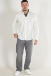 Clean Cut Copenhagen Cotton Linen Chemises Ecru