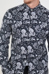Only & Sons Frederik L/S Paisley Stretch Chemises Black