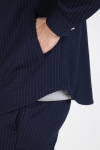 Clean Cut Milano Pinstripe Veste Navy