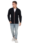Kronstadt Erik Zip Tricot Navy/Orange