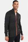 Kronstadt Jacob Zip Tricot Charcoal Mel/Orange