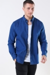 Kronstadt Johan Denim Chemises Dark Blue