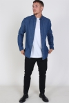 Only & Sons Basic Denim Chemises Dark Blue Denim