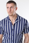 Kronstadt Cuba Chemises Gr. 87 S/S Dark Blue/White
