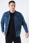 Solid Peyton Denim Veste Dark Village Blue Denim