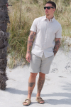 Selected Regular New Linen Shirt SS Pure Cashmere