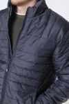 Only & Sons Paul Quilted Highneck Veste Grey Pinstripe