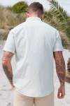 Selected Reg New Linen Shirt SS Vetiver