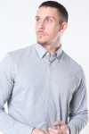 Selected Slim Oliver Knit Flex Chemises LS Medium Grey Melange