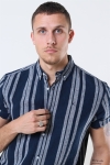 Clean Cut Sälen 146 SS Chemises Navy/Grey