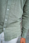 ONLY & SONS Caiden LS Linen Shirt Swamp