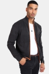 Kronstadt Jacob Zip Tricot Charcoal Mel/Orange