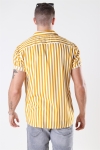 Only & Sons Wayne Striped Viscose Chemises Golden Spice