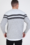 Only & Sons Lazlo Blocked Crew Neck Tricot Cloud Dancer