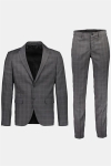 Lindbergh Checked Men's Costume Check Grey