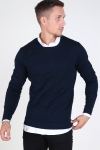 Tailored & Originals Mont O-neck Tricot Insignia Blue
