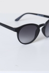 Fashion 1385 Mat Black des lunettes de soleil Grey Gradient