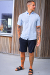 ONLY & SONS Caiden SS Linen Shirt Cashmere Blue