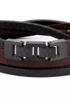 Lucleon Læder Bracelet Brun/Sort