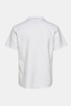 Only & Sons Travis SS Reverse Thin Oxford Chemises White