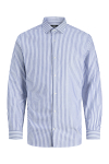 Jack & Jones Parker Wrinkle Resistant Shirt LS Black Iris Stripe