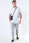 Solid Bill SS BD Lin Chemises White