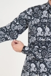 Only & Sons Frederik L/S Paisley Stretch Chemises Black