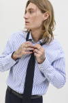 Jack & Jones Parker Wrinkle Resistant Shirt LS Black Iris Stripe