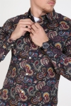 Only & Sons Frederik L/S Paisley Stretch Chemises Phantom
