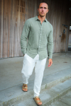 ONLY & SONS Caiden LS Linen Shirt Swamp