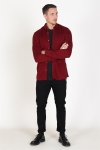 Only & Sons Cuton LS Knitted Melange Chemises Barbados Cherry