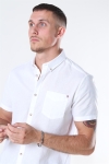 Solid Bill SS BD Lin Chemises White