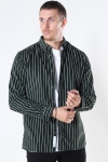 Only & Sons Edward Striped Corduroy Chemises Deep Depths