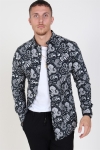 Only & Sons Frederik L/S Paisley Stretch Chemises Black