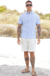 Selected Regular Brody Linen Shorts Cloud Dancer