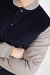 Les Deux Varsity Bomber Veste Navy