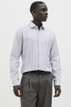 Jack & Jones Parker Wrinkle Resistant Shirt LS Bright White Stripe
