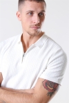 Jack & Jones Blabristol Tricot SS Polo Blanc de Blanc