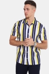 Kronstadt Cuba S/S Gr. 76 Chemises White/Yellow/Navy