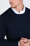 Tailored & Originals Mont O-neck Tricot Insignia Blue