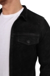 Just Junkies Rolf Suede Veste Black