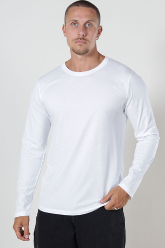Organic Bazo Tee LS White