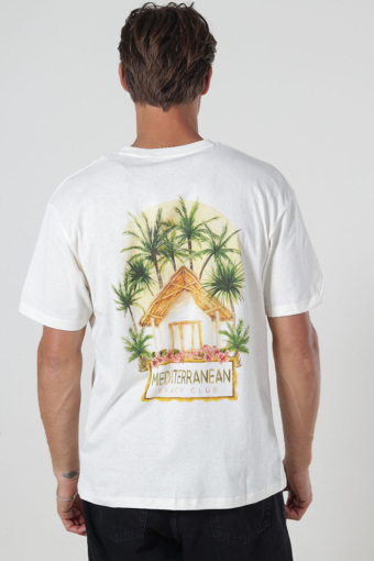 Beach Club Relaxed Fit Tee Egret