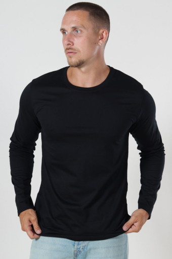 Organic Bazo Tee LS Black