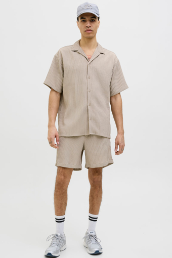 Massimo Resort Shirt SS Oxford Tan