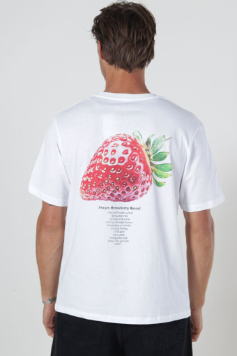 Bradley Relaxed Fit Fruits Tee Bright White