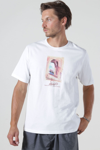 Hydra Front Tee Bright White