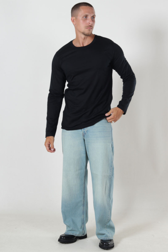 Organic Bazo Tee LS Black
