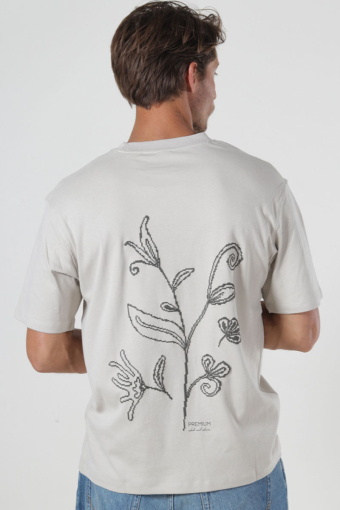 Kyle Relaxed Fit Tee Silver Lining